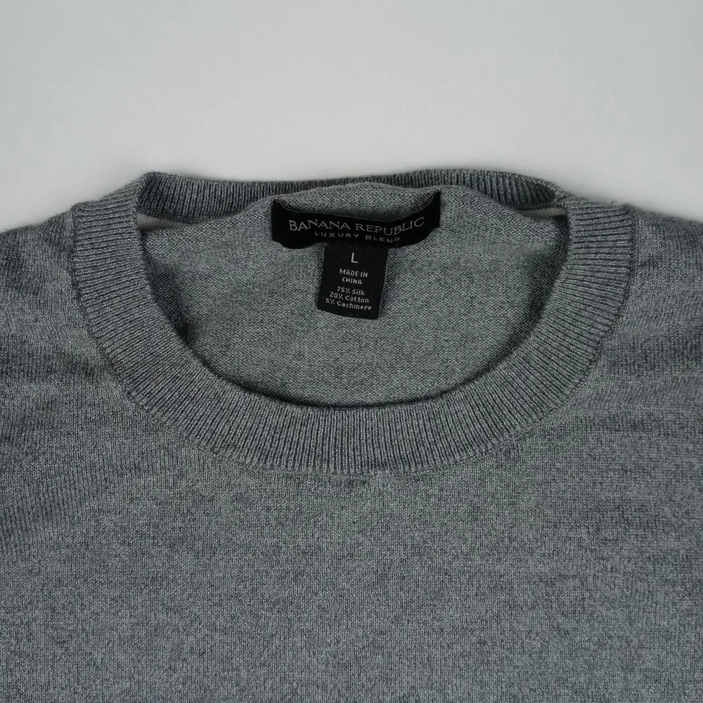 BANANA REPUBLIC Sweatshirt Sweater Lightweight Men's Size Large Pullover Casual